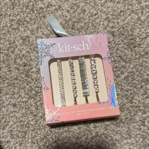 Kitsch Sparkling Rhinestone Hair Pins - Gold and Silver